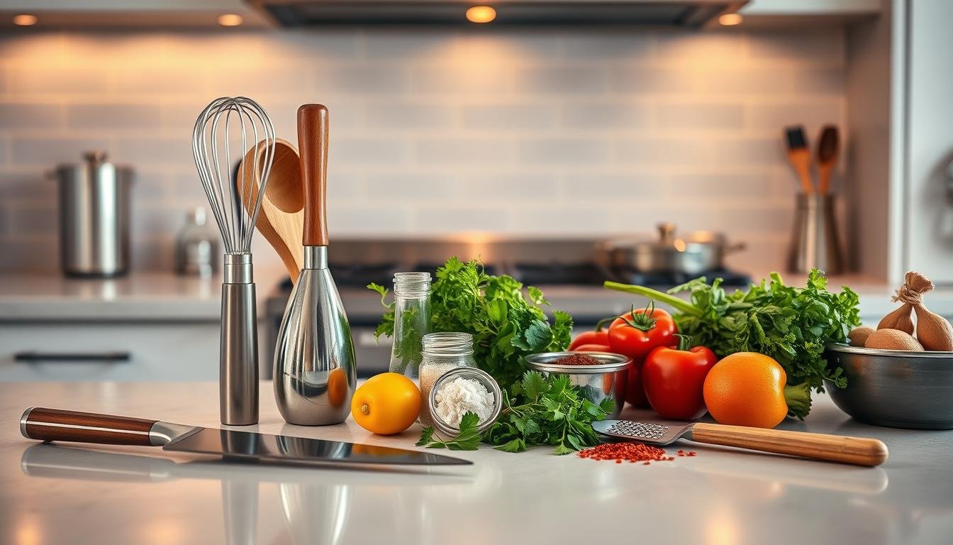 utensílios indispensáveis na cozinha
